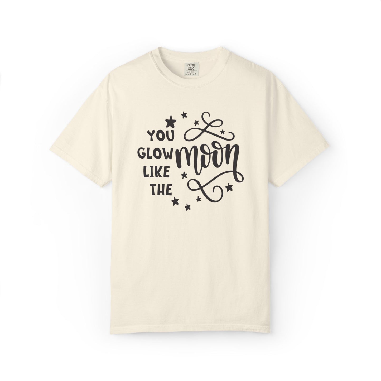 You Glow Like The Moon Inner Beauty Fashion Tee Body Positivity Wellness Forever Young Healthy lifestyle Unisex Heavy Cotton T-Shirt