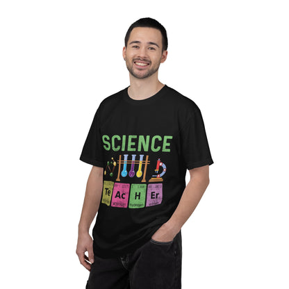 Inspirational Science Microscope Periodic Table Science Lab Chemicals Unisex Heavy Cotton T-Shirt