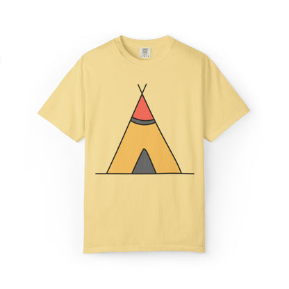 Camping  Adventure Lovers Tee Nature Exploration Bonfire Travel Van Unisex Heavy Cotton T-Shirt