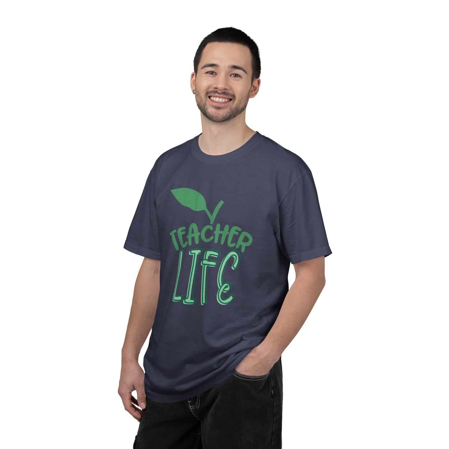 Teacher Life Role Model Supportive Learning Positive Reinforcement Moral Values Unisex Heavy Cotton T-Shirt