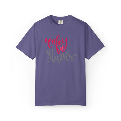 Wifey Status Loyal Tee Fun-loving Elegant Captivating Graceful Amazing Unisex Heavy Cotton T-Shirt