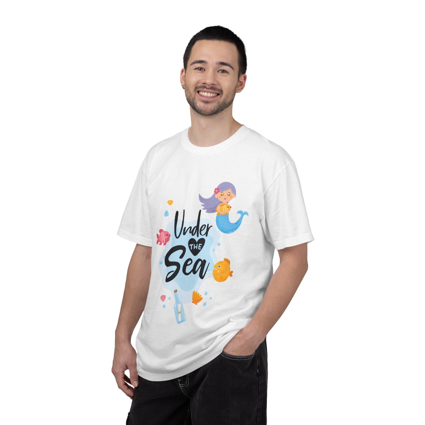Under The Sea Oceanic Enchantment Tee Marine Life Wonders Unseen Depths Unisex Heavy Cotton T-Shirt