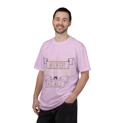 Motivational Boxing Never Hurt Me At All Enthusiasm Focus Fearless Strength Unisex Heavy Cotton T-Shirt