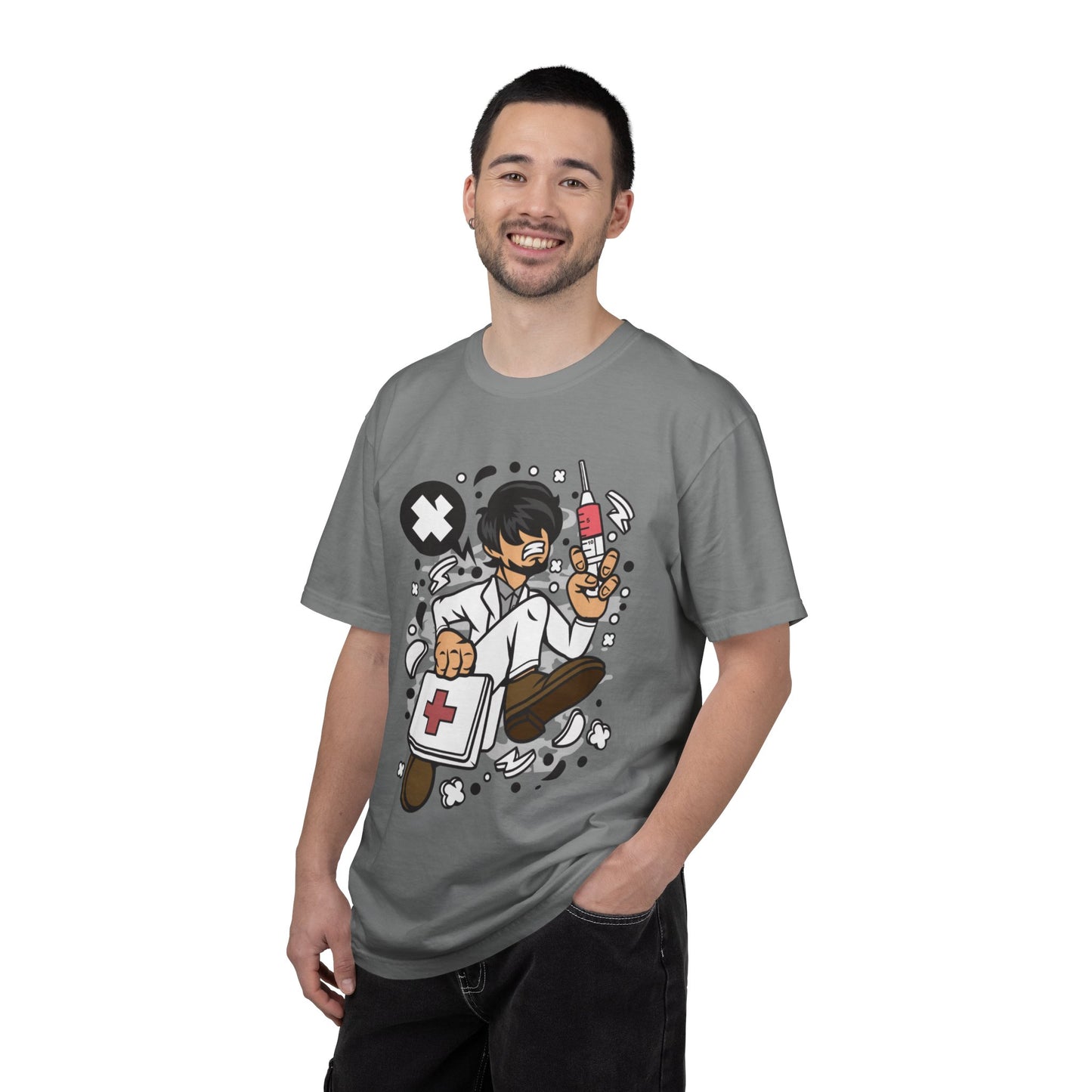 Doctor Superpower Medical Mastery Wellness Warriors Tee Medical Mentor Unisex Heavy Cotton T-Shirt