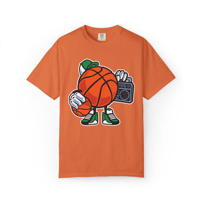 Funny Street Basketball Court King Queens Basketball Lovers Tee Slam Dunk Net Warriors Unisex Heavy Cotton T-Shirt