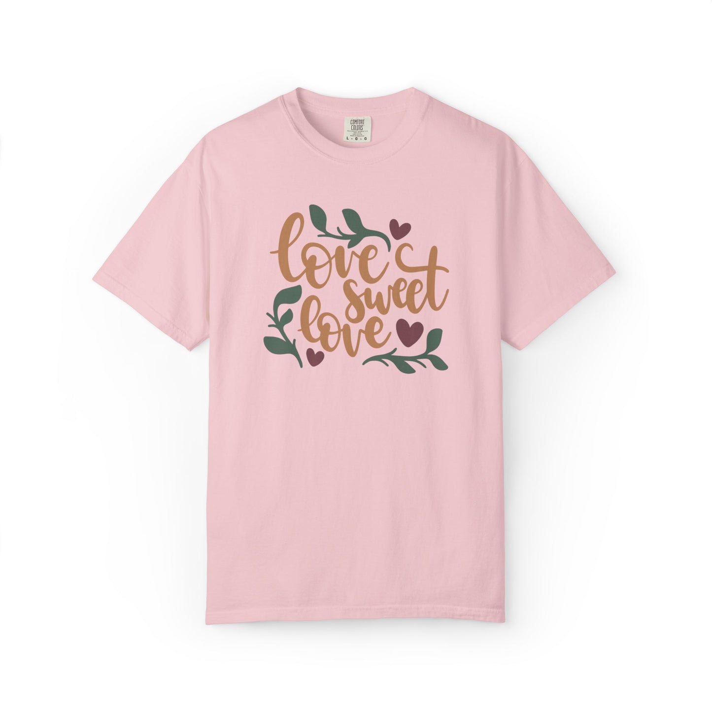 Love Sweet Love Boundless Love Affection Lover’s Tee Infinite Bliss Butterfly Kisses Evergreen Romance Unisex Heavy Cotton T-Shirt