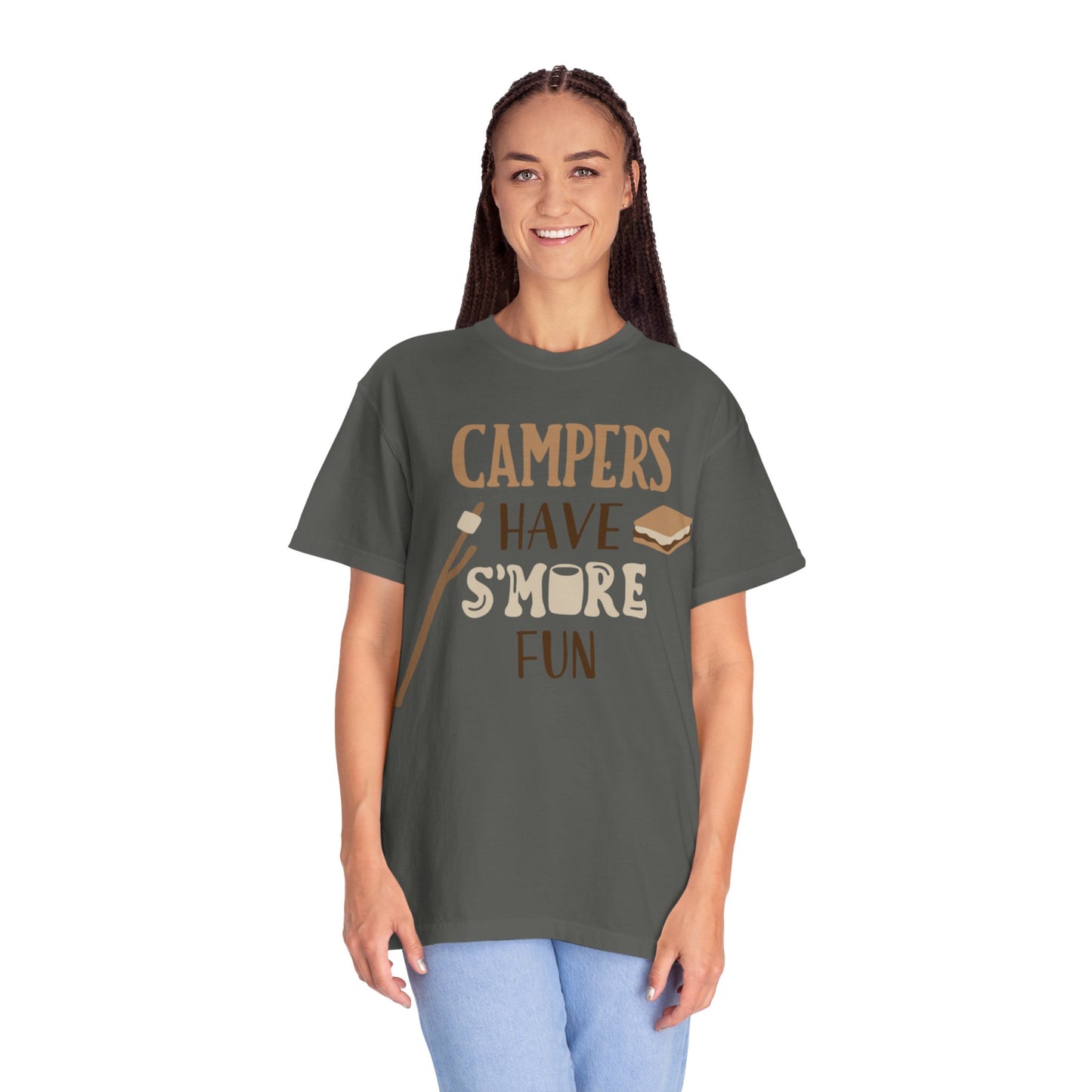 Campers Adventure Mountain Tee Belays Ropes Fun Activities Unisex Heavy Cotton T-Shirt