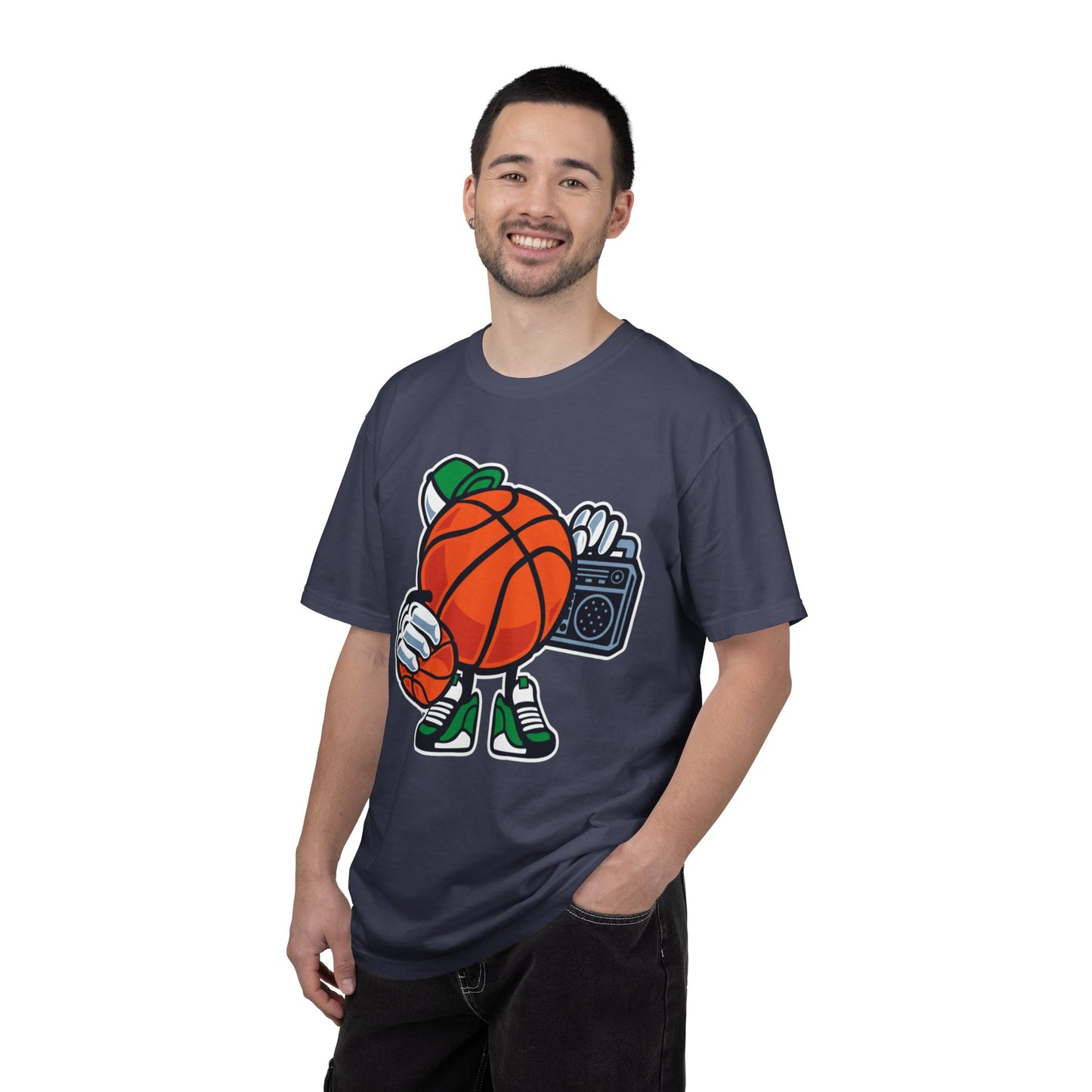 Funny Street Basketball Court King Queens Basketball Lovers Tee Slam Dunk Net Warriors Unisex Heavy Cotton T-Shirt