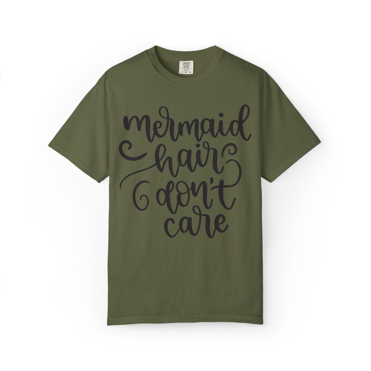Mermaid Hair Don’t Care Heartwarming Lovely Tee Adorable Sweet Charismatic Underwater Beauty Ocean Guardians Unisex Heavy Cotton T-Shirt