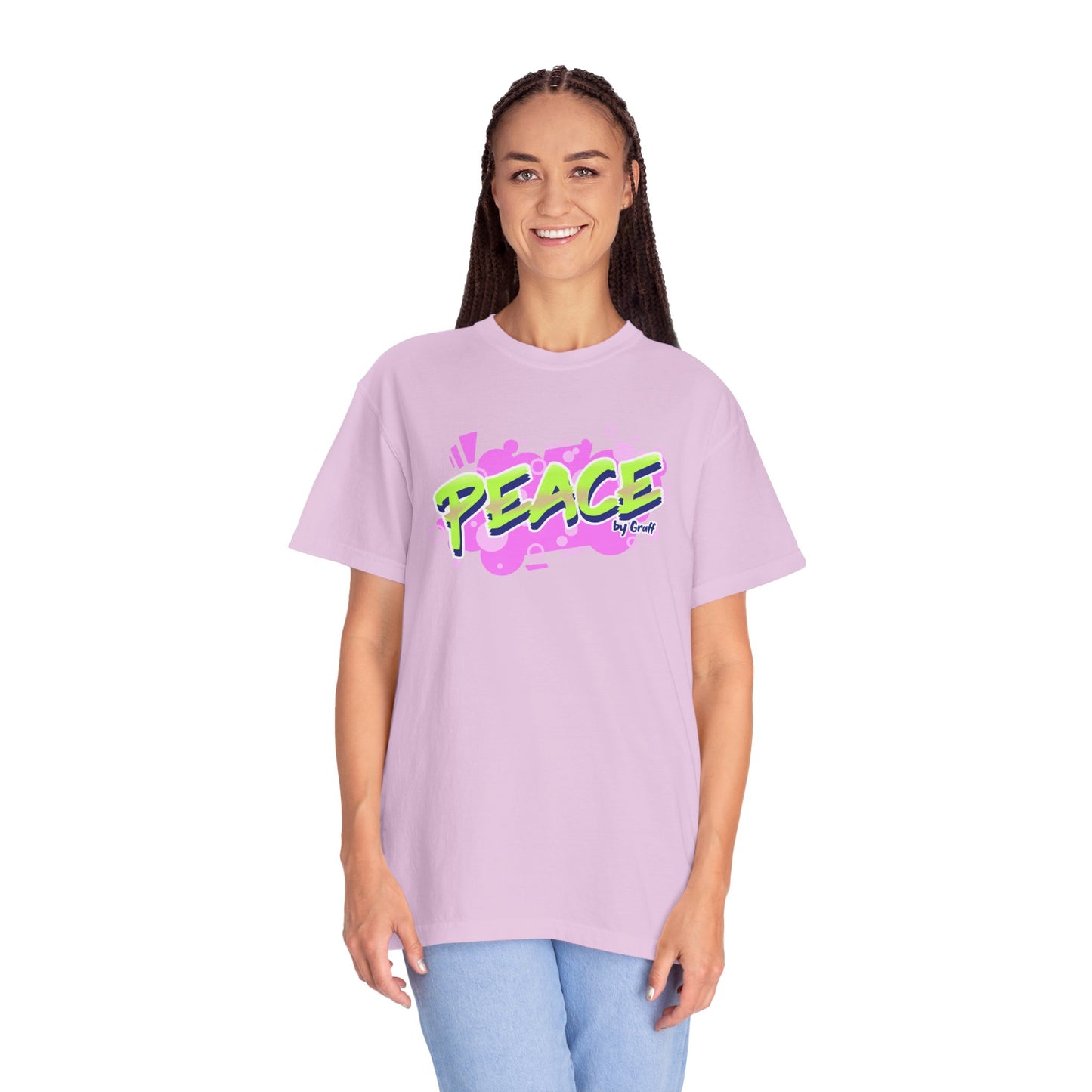 Graffiti Logo Maker Featuring Bubbly Graphics Unisex Heavy Cotton T-Shirt