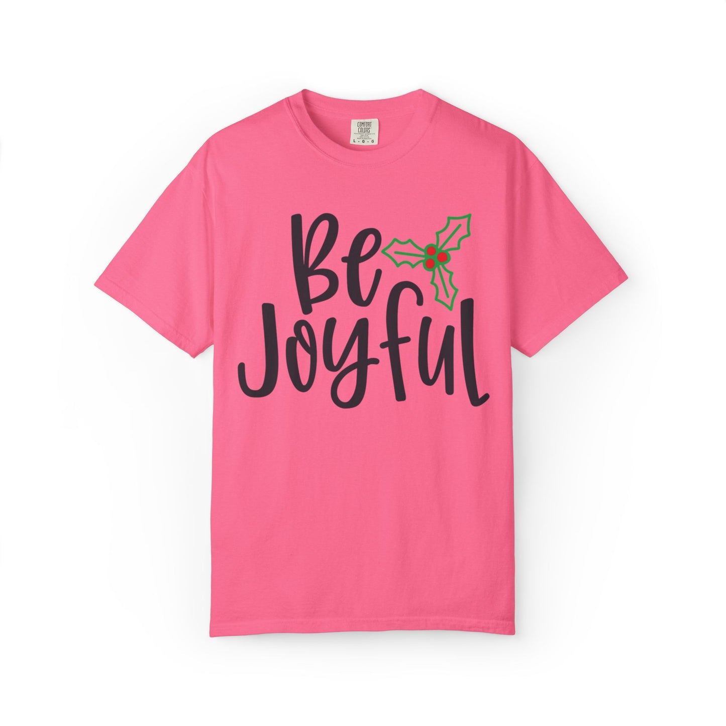 Be Joyful Festival Season Tee Twinkle Lights New Year Celebration Merry Christmas Noel Delight Unisex Heavy Cotton T-Shirt