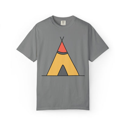 Camping  Adventure Lovers Tee Nature Exploration Bonfire Travel Van Unisex Heavy Cotton T-Shirt
