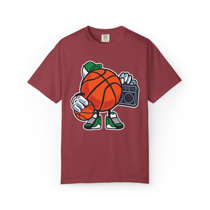 Funny Street Basketball Court King Queens Basketball Lovers Tee Slam Dunk Net Warriors Unisex Heavy Cotton T-Shirt