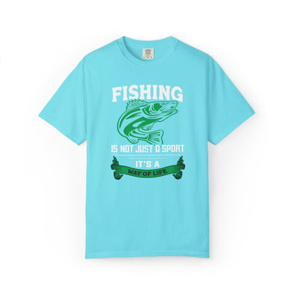 Fishing Is Not Just A Sport Reel Bait Fishing Tee Solitude Unisex Heavy Cotton T-Shirt