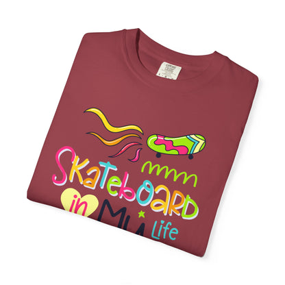 Skateboard In My Life Skater Competitions Boarding Fitness Tee Unisex Heavy Cotton T-Shirt