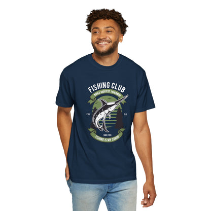 Fishing Club Fishing Gear Sarcastic Fishing Tee Unisex Heavy Cotton T-Shirt