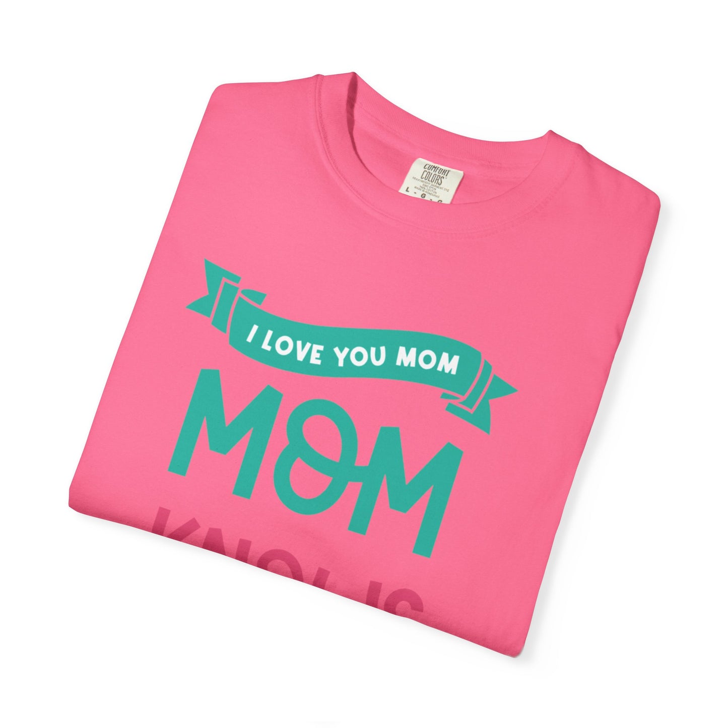 Mom Knows Best Strong Motherhood Heartfelt Guidance Tee Nurturing Knowledge Unisex Heavy Cotton T-Shirt