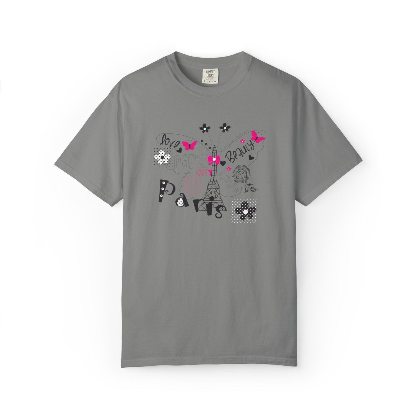 Paris Love Honeymoon Spots Candlelit Dinners Couples’ Tee Retreats Paris Fashion Unisex Heavy Cotton T-Shirt