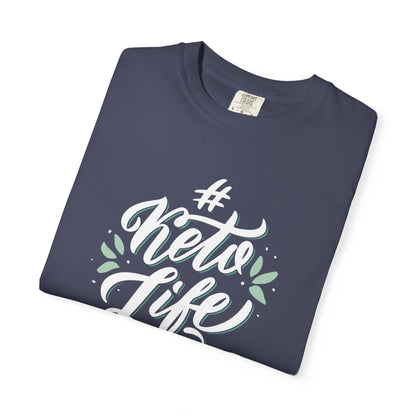 Keto Life Low-Carb Vegetables Tee Moderate Protein Fat Adaptation Intermittent Fasting Unisex Heavy Cotton T-Shirt