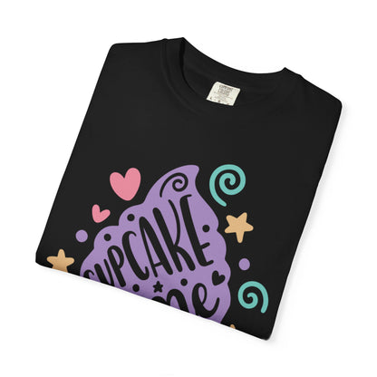 Cupcake Time Mysterious Flavors Tee Delicious Deception Stealthy Sweets Unisex Heavy Cotton T-Shirt