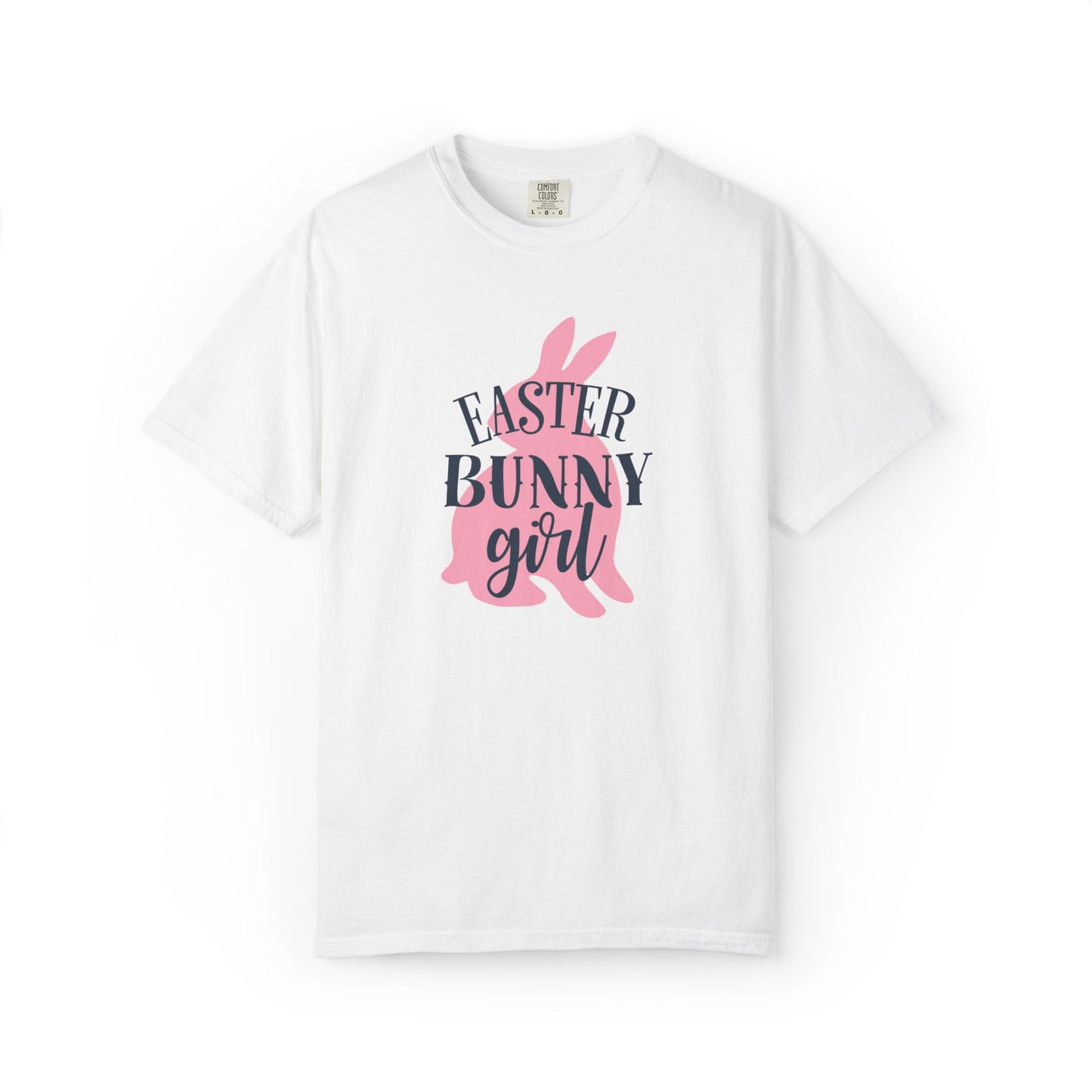 Easter Bunny Girl Holy Week Celebration Spring Festival Tee Christian Holiday Excitement Eggs Good Friday  Unisex Heavy Cotton T-Shirt