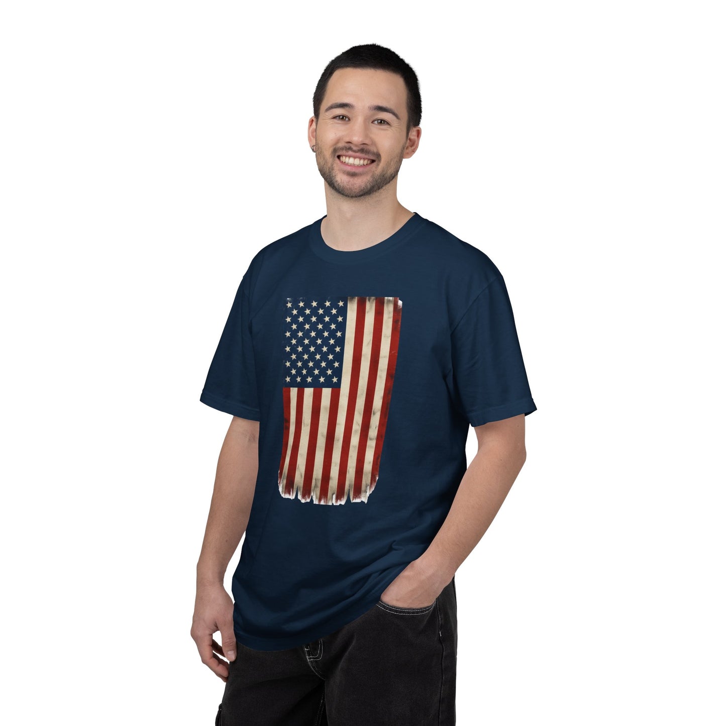Flag USA - Unisex Garment-Dyed T-shirt