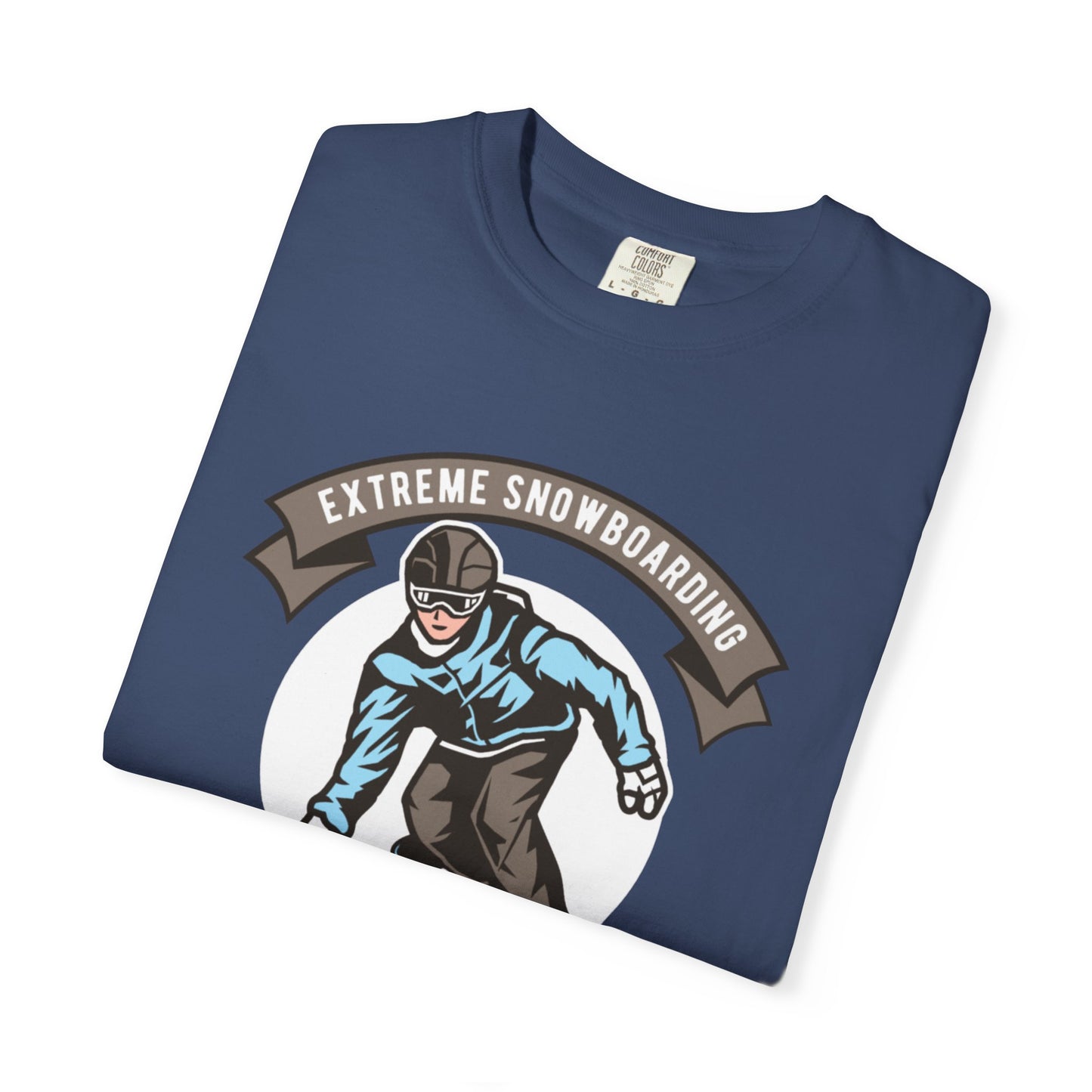 Extreme Snowboarding Sports Club Holly Jolly Winter Tee Wonderland Unisex Heavy Cotton T-Shirt