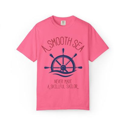 A Smooth Sea Marine Life Fishermen Seafaring Adventure Lovers Tee Shipman Unisex Heavy Cotton T-Shirt