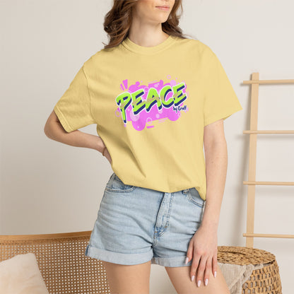 Graffiti Logo Maker Featuring Bubbly Graphics Unisex Heavy Cotton T-Shirt
