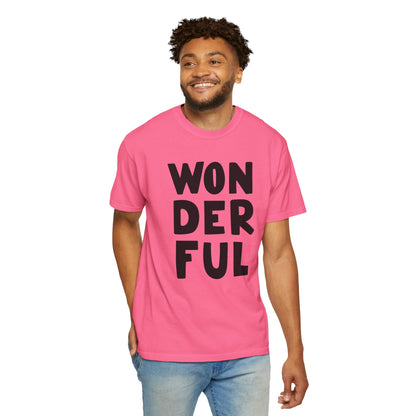 Wonderful Encouragement Self-belief Tee Moral Support Hopefulness Positivity Beautiful Unisex Heavy Cotton T-Shirt