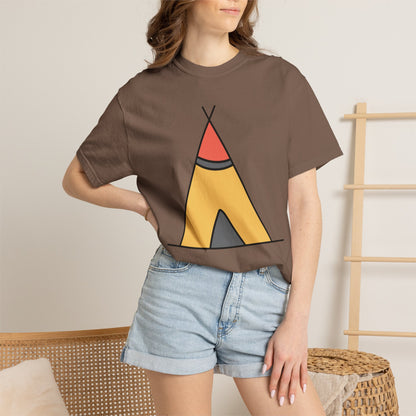 Camping  Adventure Lovers Tee Nature Exploration Bonfire Travel Van Unisex Heavy Cotton T-Shirt