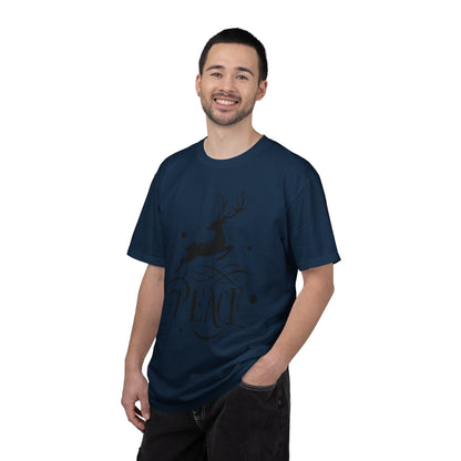 Peace Harmony Unity Peacemakers Tee Merry Christmas Festival Snowflakes Season Of Joy Unisex Heavy Cotton T-Shirt