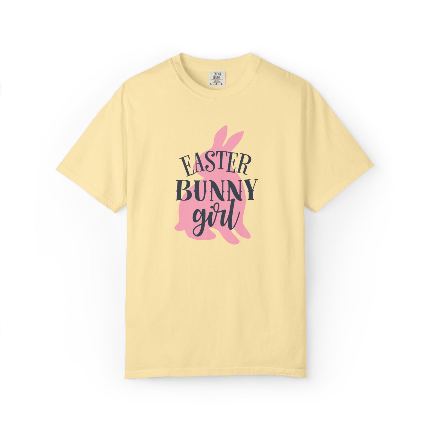 Easter Bunny Girl Holy Week Celebration Spring Festival Tee Christian Holiday Excitement Eggs Good Friday  Unisex Heavy Cotton T-Shirt