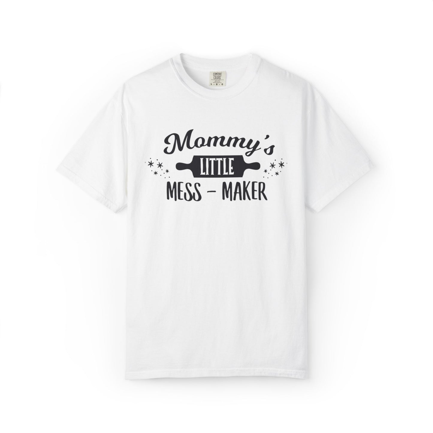Mommy’s Little Mess-Maker Motherhood Loves Supermom Life Giver Wonder Woman Trendy Tee Unconditional Love Toddler Unisex Heavy Cotton T-Shirt