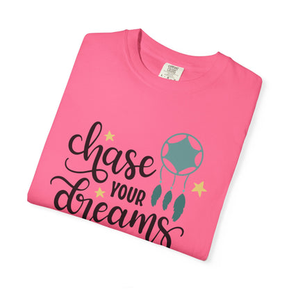 Chase Your Dreams Creativity Imagination Tee Determination Reach For The Stars Unisex Heavy Cotton T-Shirt