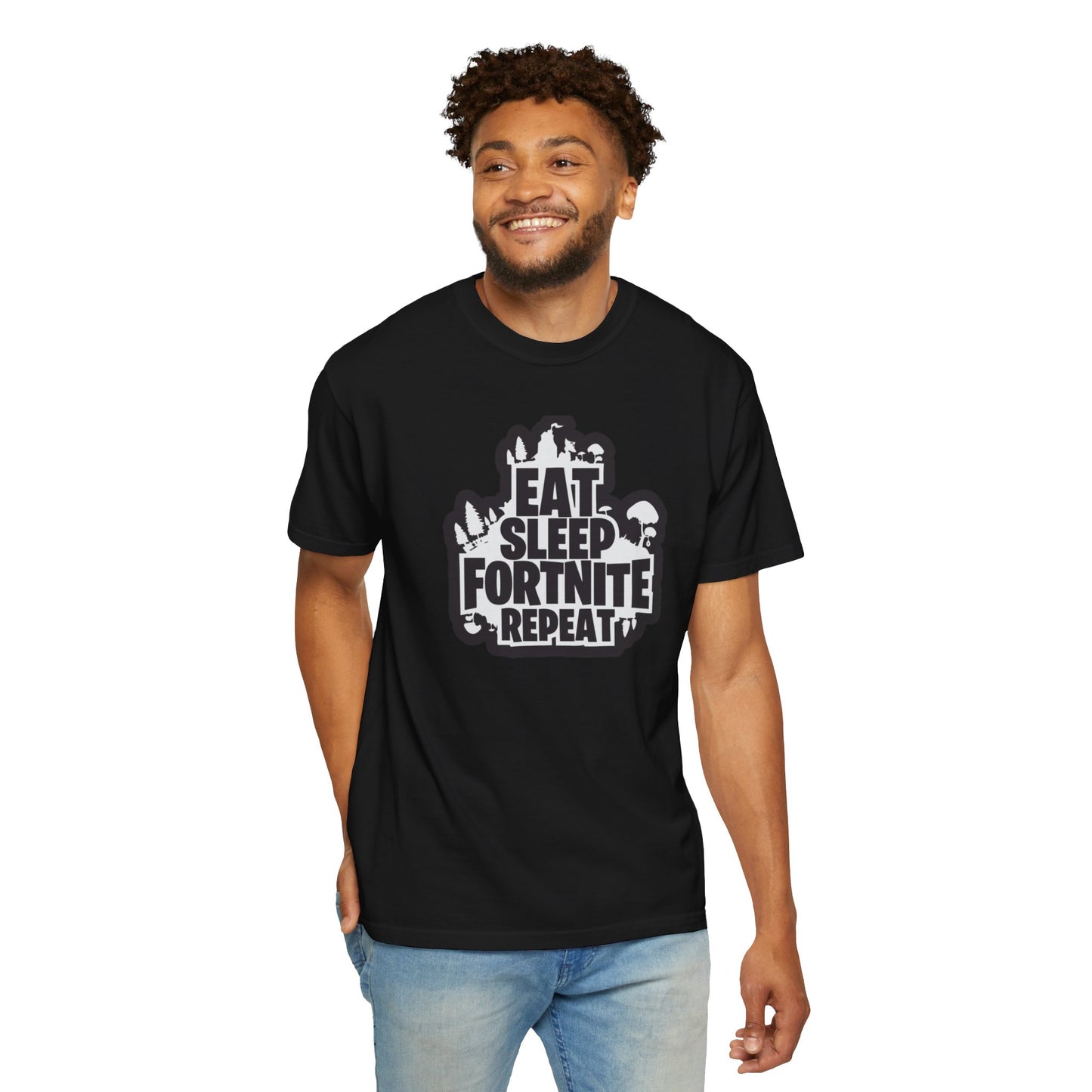 Eat Sleep Fortnite Battle Royale Squad Gameplay Passion Tee Solo Missions Social Gaming Unisex Heavy Cotton T-Shirt