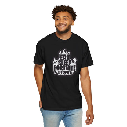 Eat Sleep Fortnite Battle Royale Squad Gameplay Passion Tee Solo Missions Social Gaming Unisex Heavy Cotton T-Shirt