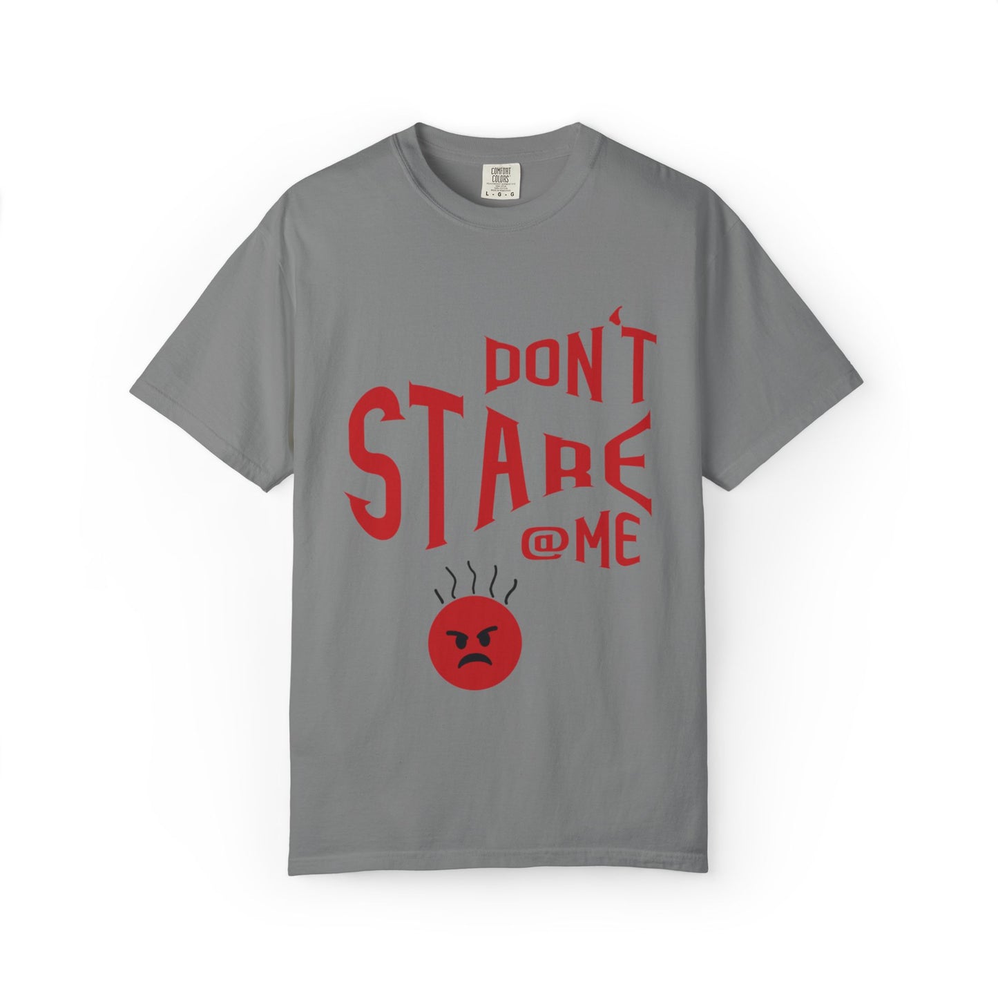 Don’t Stare Me Politeness Tee Personal Space Self-Consciousness Respect Boundaries Unisex Heavy Cotton T-Shirt
