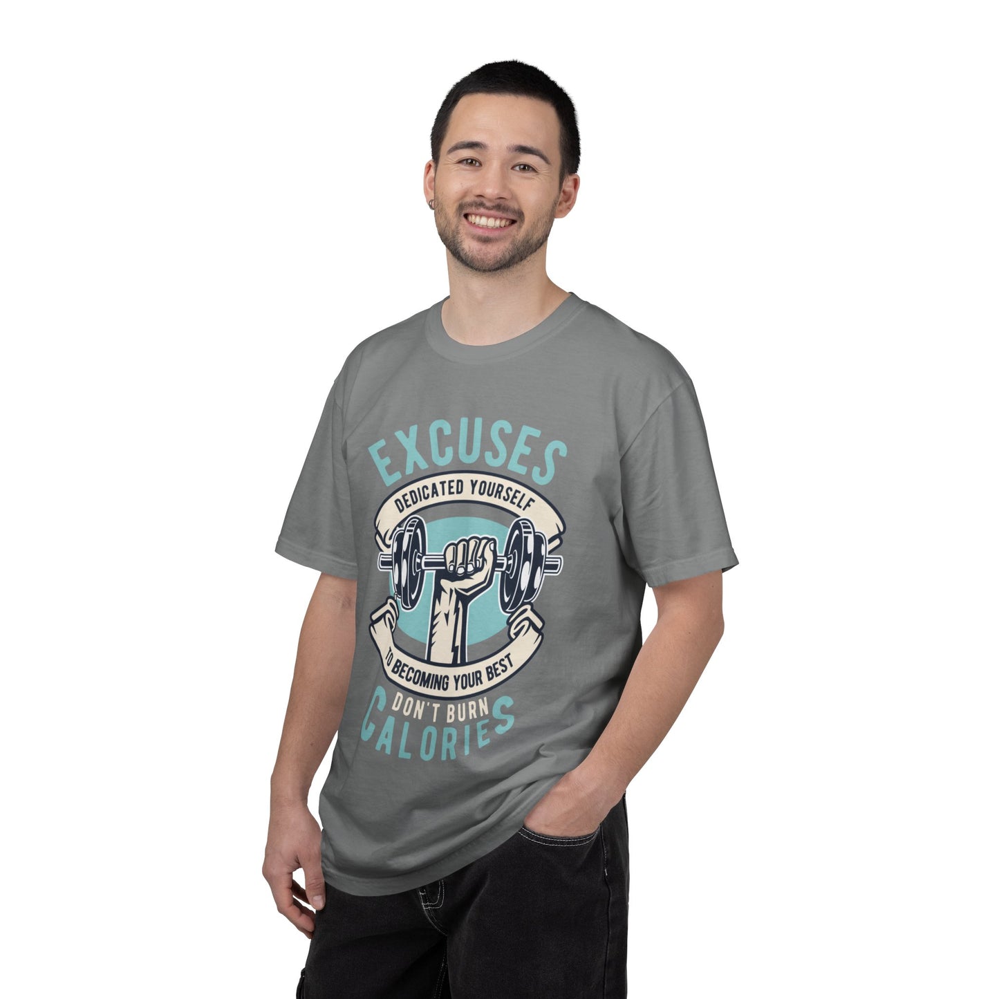 100% cotton (fiber content may vary for different colors) Medium fabric (5.3 oz/yd² (180 g/m²)) Dedicated Yourself To Becoming Your Best Don’t Burn Calories Unisex Heavy Cotton T-Shirt
