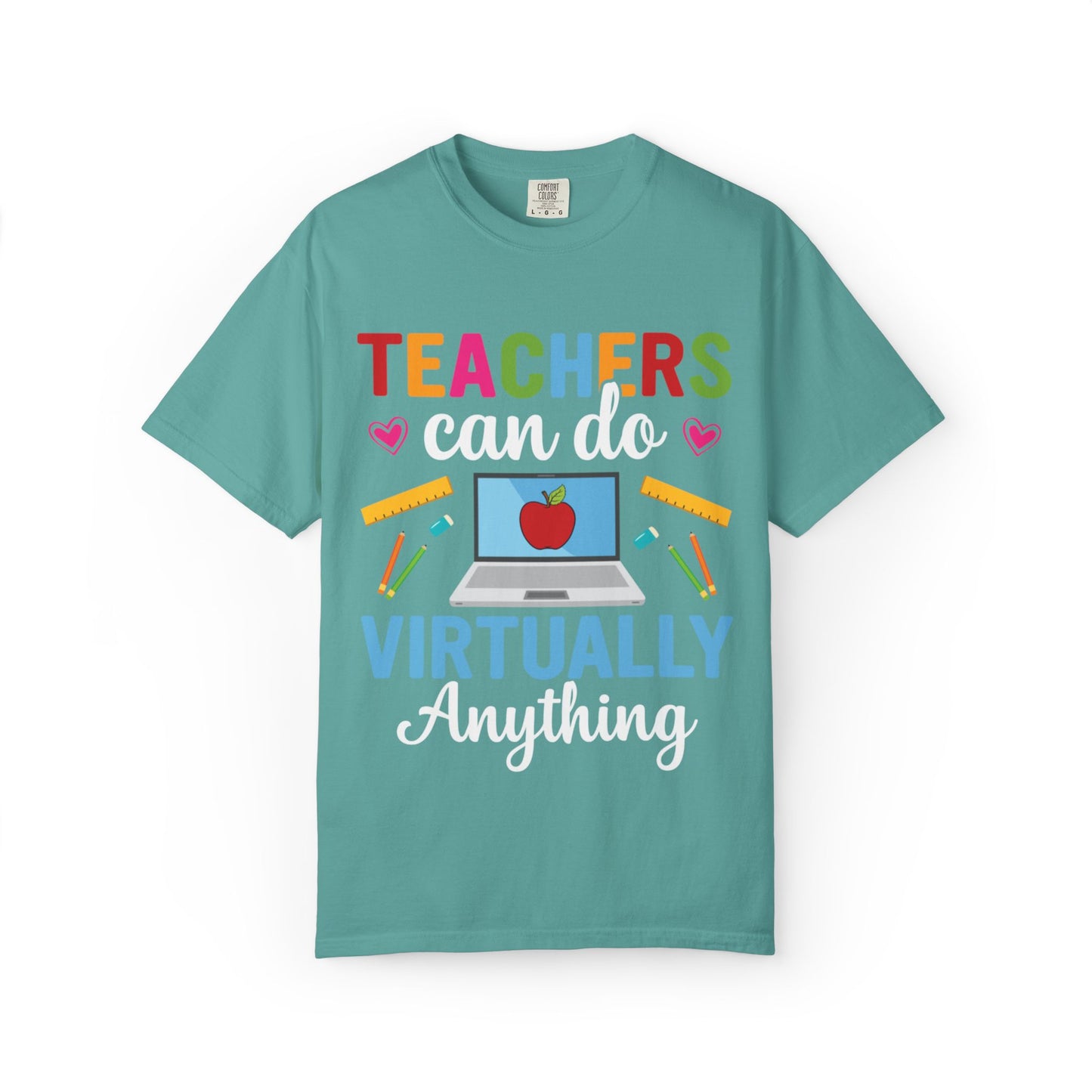 Inspirational Teacher Can Do Virtually Anything Enlightenment Bridge Builder Lifelong Mission Unisex Heavy Cotton T-Shirt