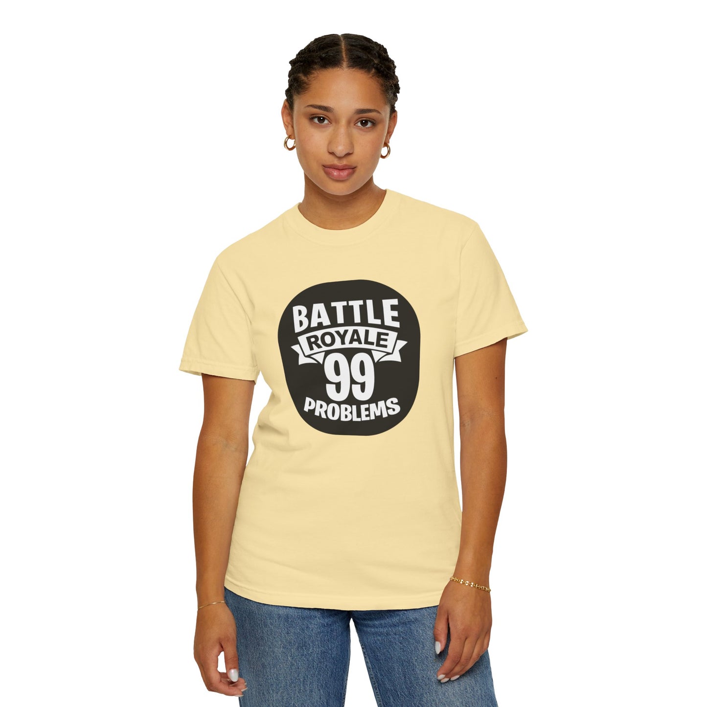 Battle Royal Multiplayer Madness Tee Thrilling Elimination High-Stakes Combat Unisex Heavy Cotton T-Shirt