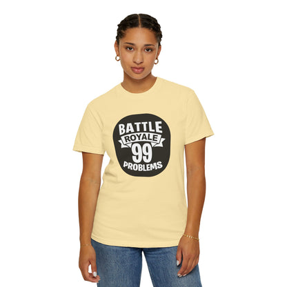 Battle Royal Multiplayer Madness Tee Thrilling Elimination High-Stakes Combat Unisex Heavy Cotton T-Shirt