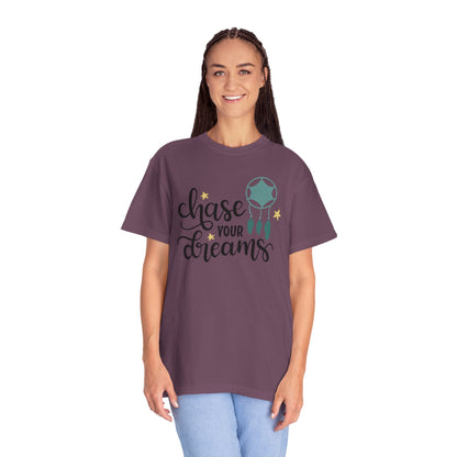 Chase Your Dreams Creativity Imagination Tee Determination Reach For The Stars Unisex Heavy Cotton T-Shirt