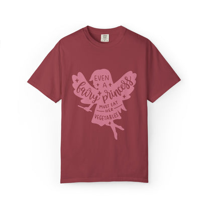 Even A Fairy Princess Must Eat Her Vegetables Parenting Advice Tee Healthy Eating Balanced Diet Unisex Heavy Cotton T-Shirt