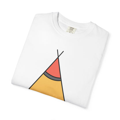 Camping  Adventure Lovers Tee Nature Exploration Bonfire Travel Van Unisex Heavy Cotton T-Shirt
