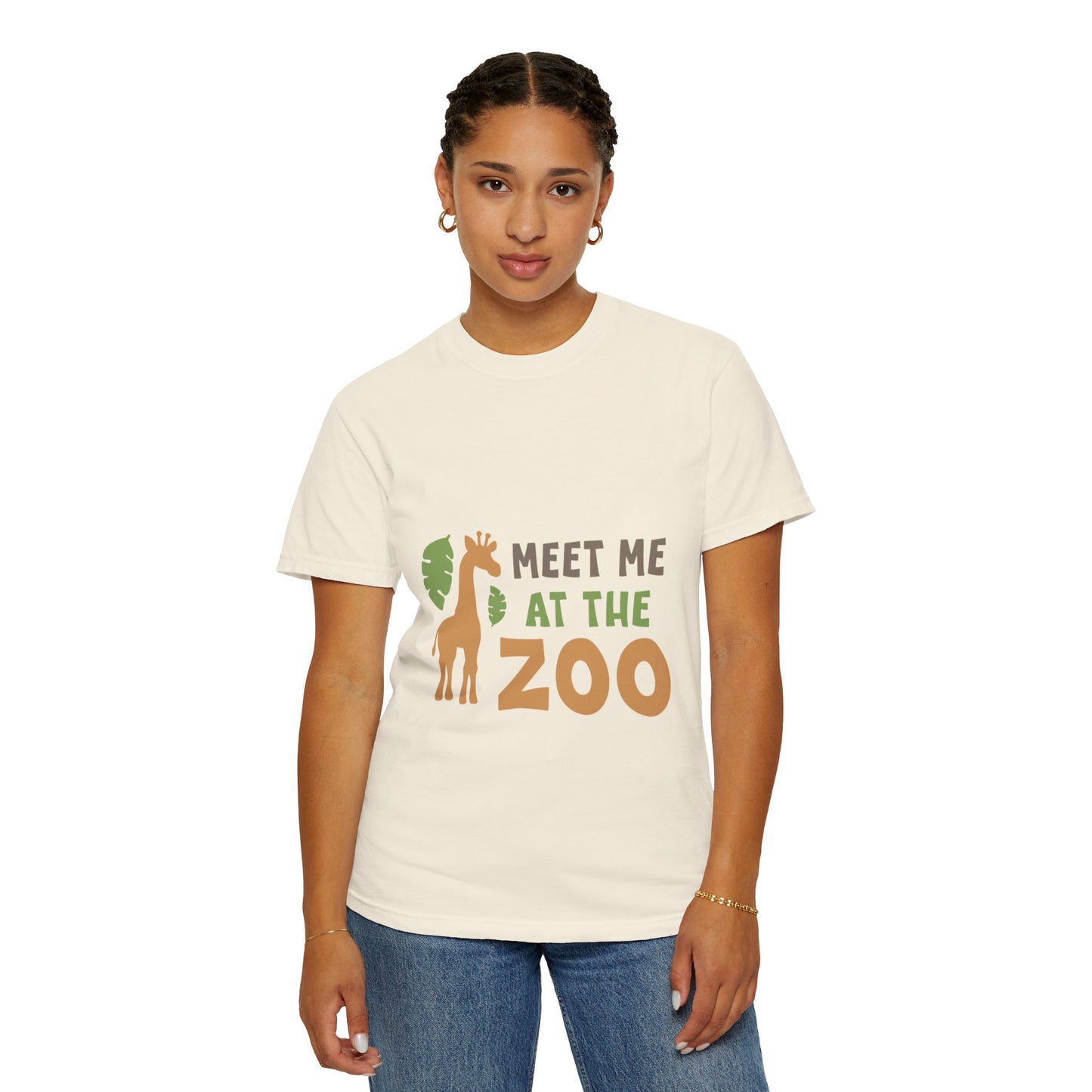 Meet Me At Zoo Wildlife Conservation Tee Animal Welfare Safari Aquarium Outreach Programs Unisex Heavy Cotton T-Shirt