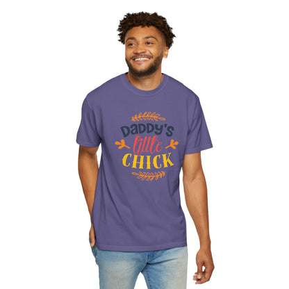 Daddy’s Little Chick Confidence Tee Elegance Charming Appealing Beauty Easter Celebration Unisex Heavy Cotton T-Shirt
