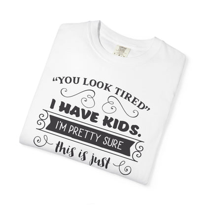 I Have Kids I’m Pretty Sure This Is Just My Face Now Strong Motherhood Tee Parenting Magic Fantasy Reality Wonder Woman Unisex Heavy Cotton T-Shirt