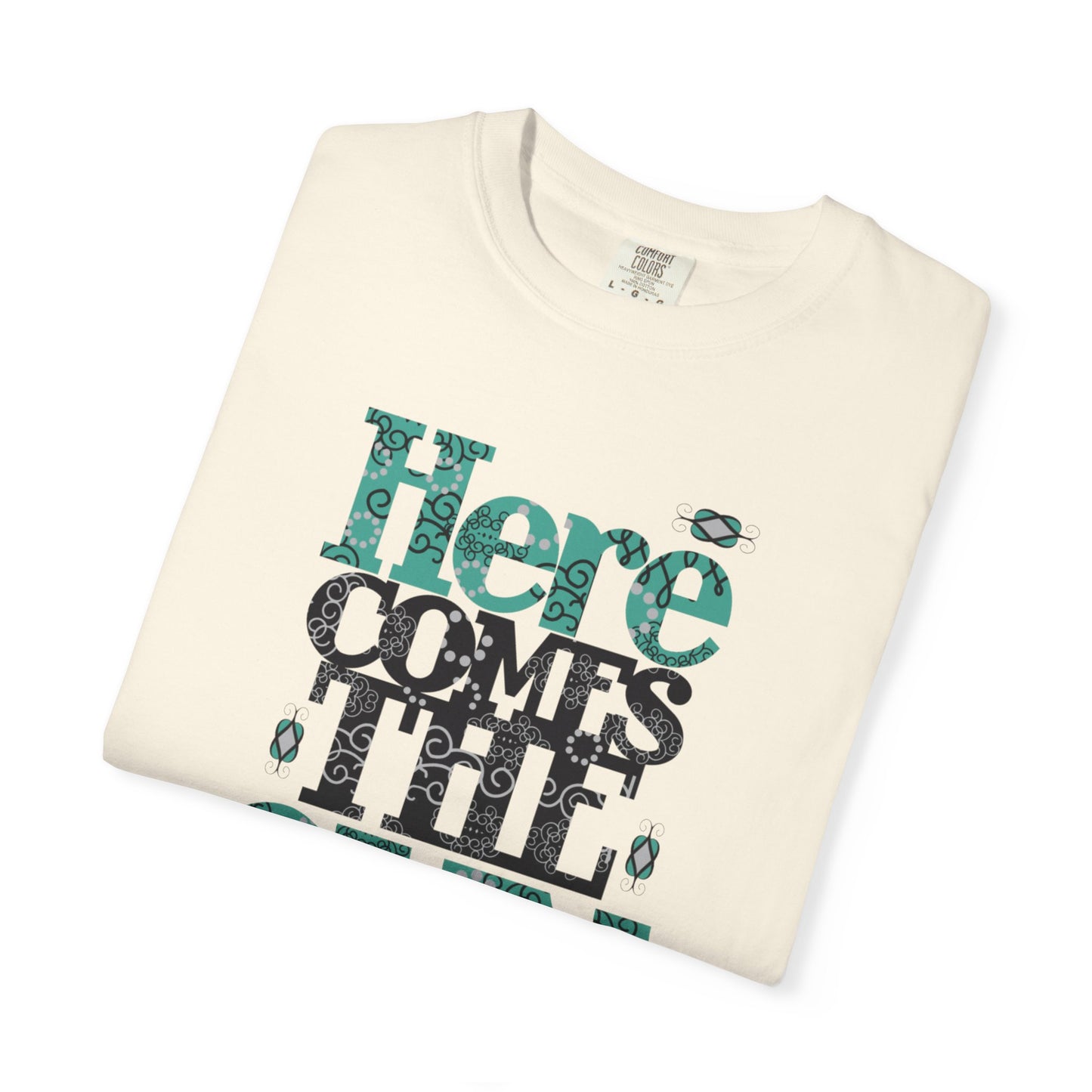 Here Comes The Sun Sunrise Beach Days Heartwarming Lovely Trendy Tee Adorable Warm Weather Unisex Heavy Cotton T-Shirt