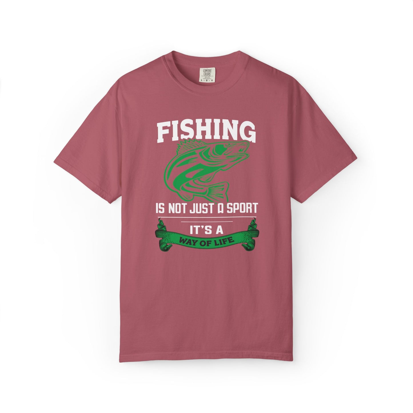 Fishing Is Not Just A Sport Reel Bait Fishing Tee Solitude Unisex Heavy Cotton T-Shirt